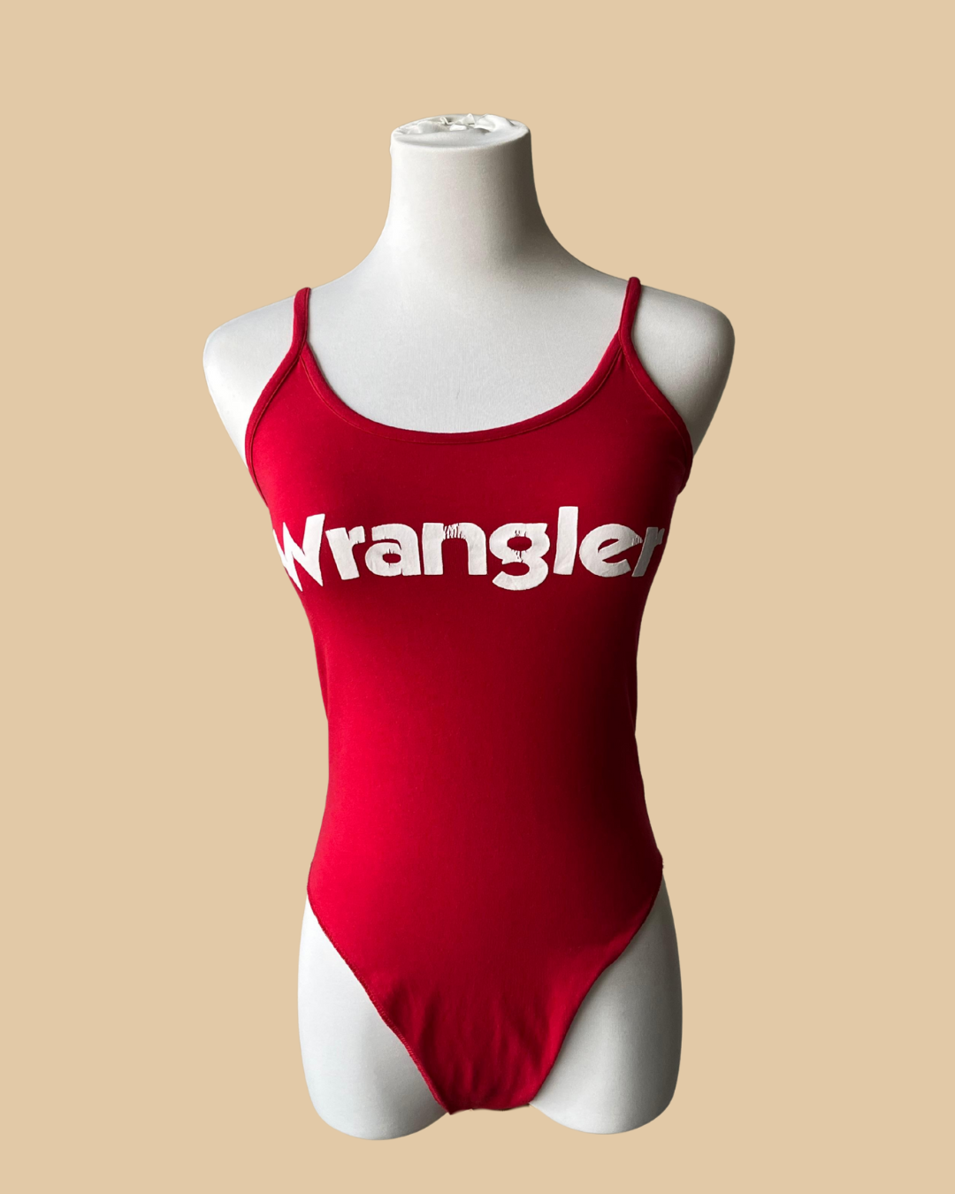 Wrangler Red Body Suit Women's Top