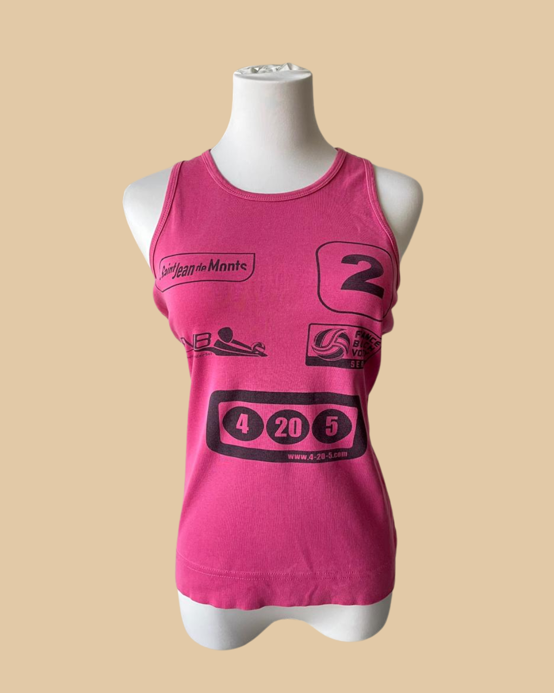 Pink Volly Ball Women's Tank Top