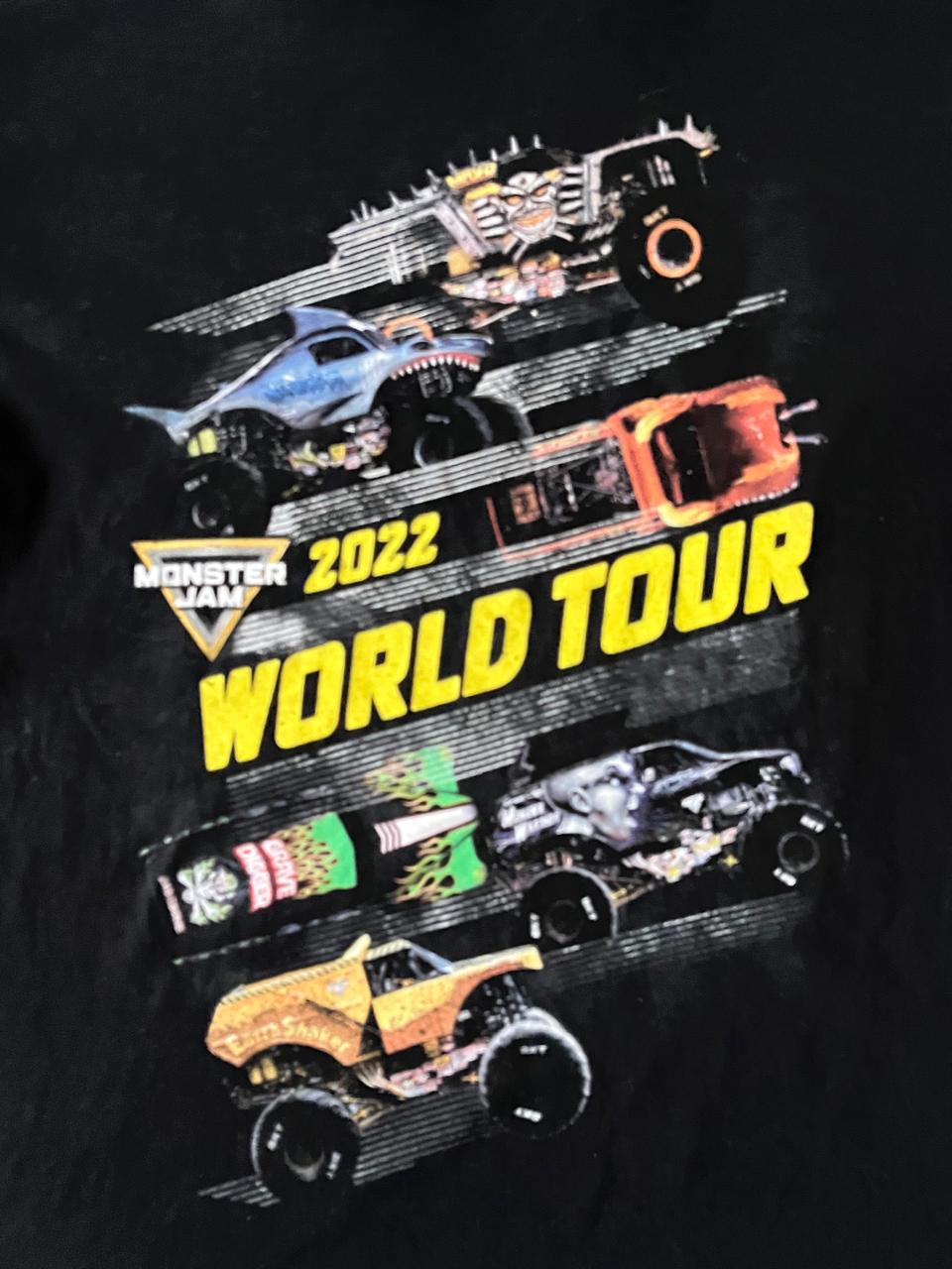 Gildan World Tour Black Graphic Tee
