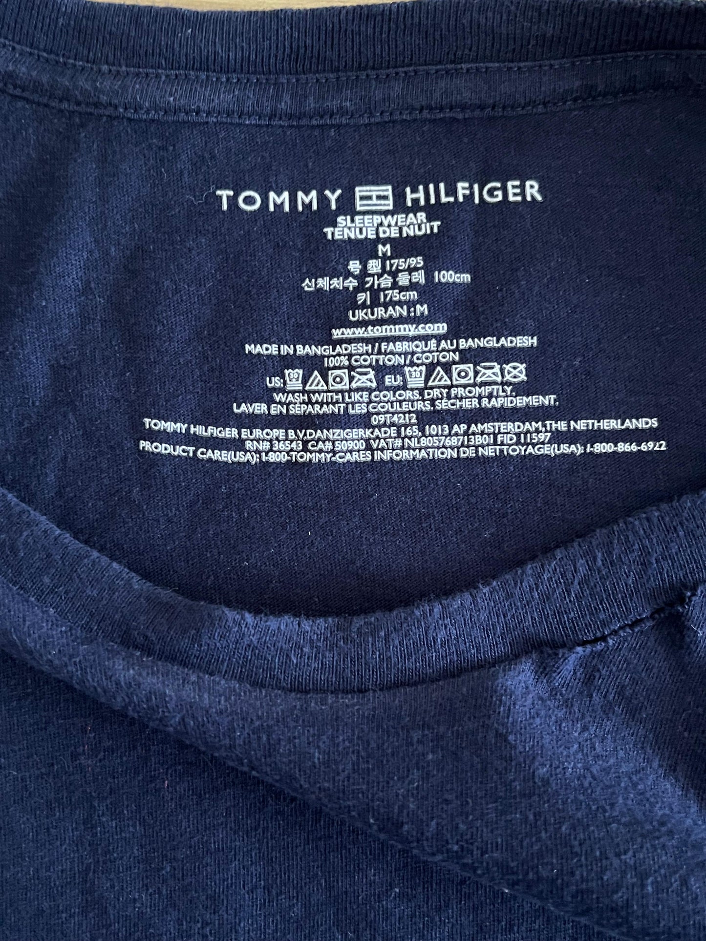 Tommy Hilfiger Dark Blue Crew Neck Tee