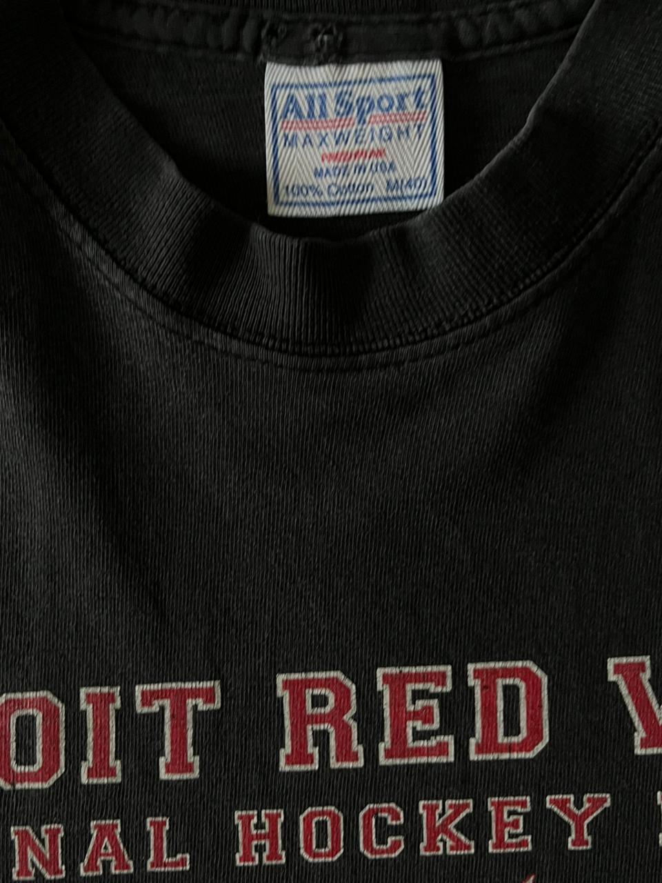 Detroit Red Wings Black Tee