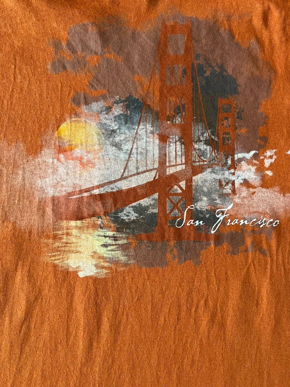 Orange San Francisco Anvil Tee