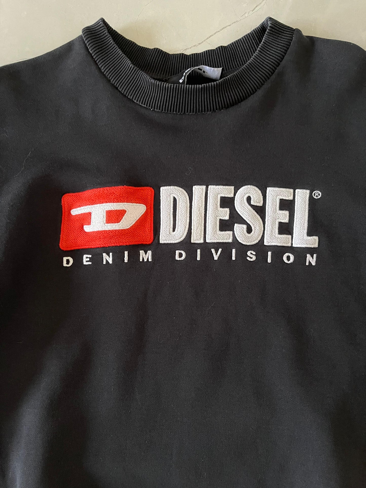 Diesel Denim Division Black Sweatshirt