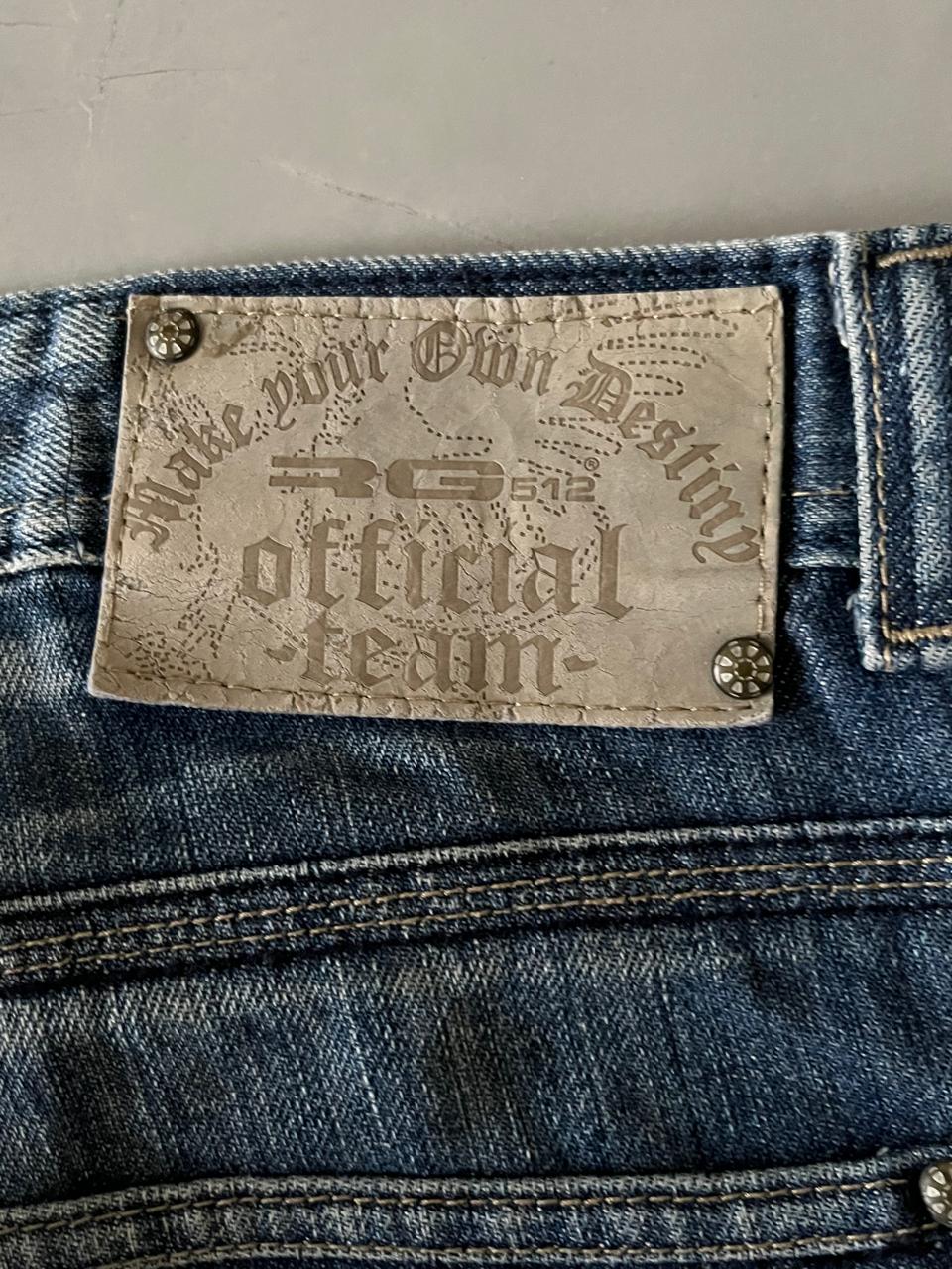 RG 512 Official Team Blue Straight Leg Jeans