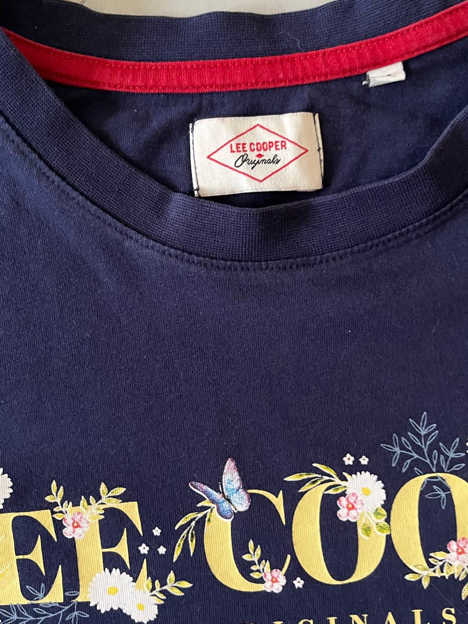 Lee Cooper Originals Dark Blue Women's Short Sleeve Tee