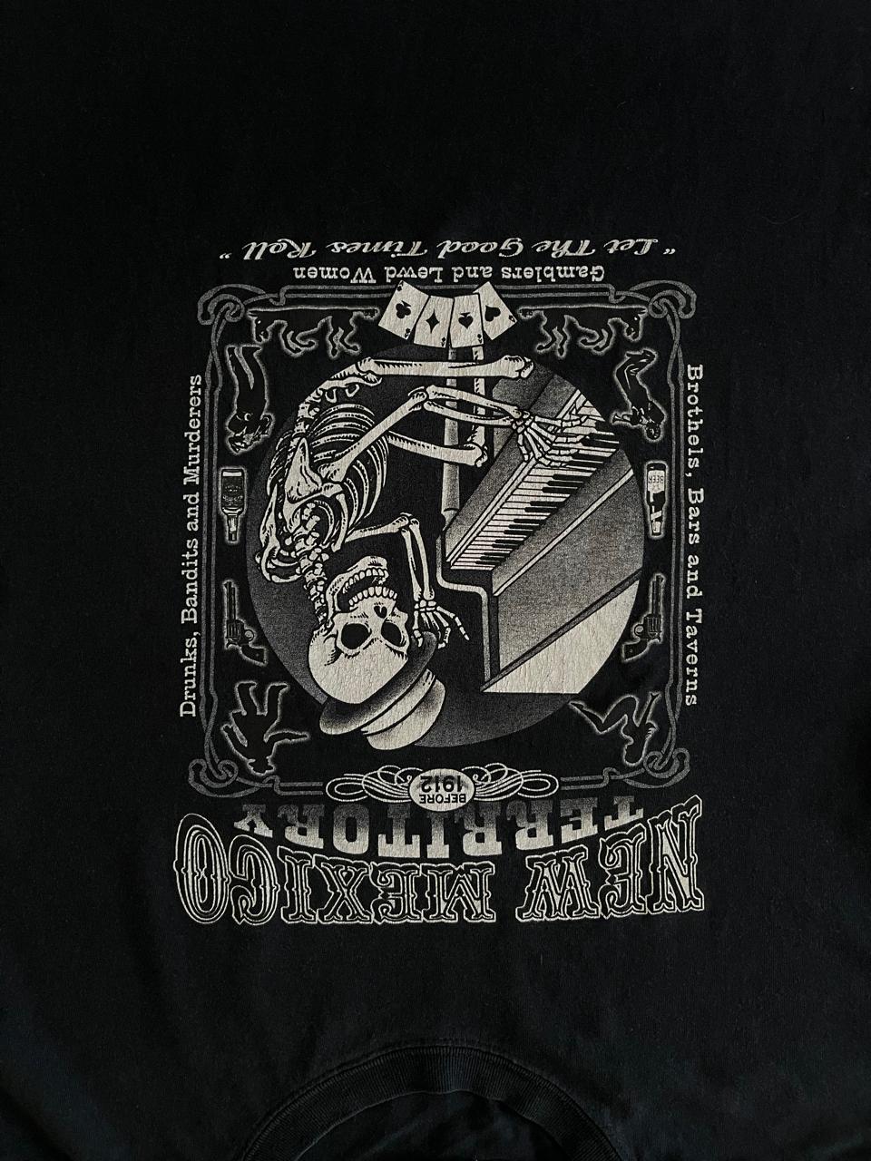 New Mexico Territory short Sleeve Men's Black Tee