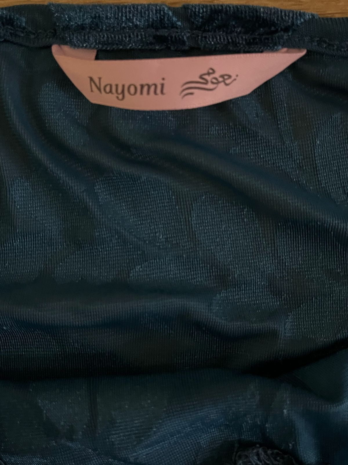 Nayomi Blue Velvet Women's Top