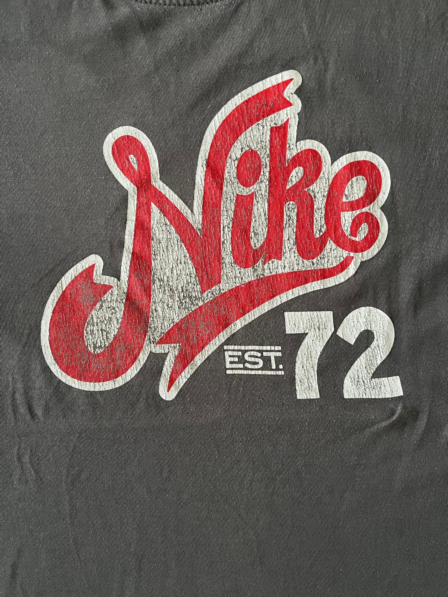 Nike Vintage Grey Crew Neck Tee