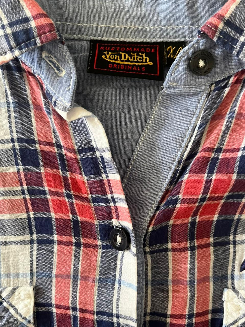 Von Dutch Quarter Sleeve Striped Shirt