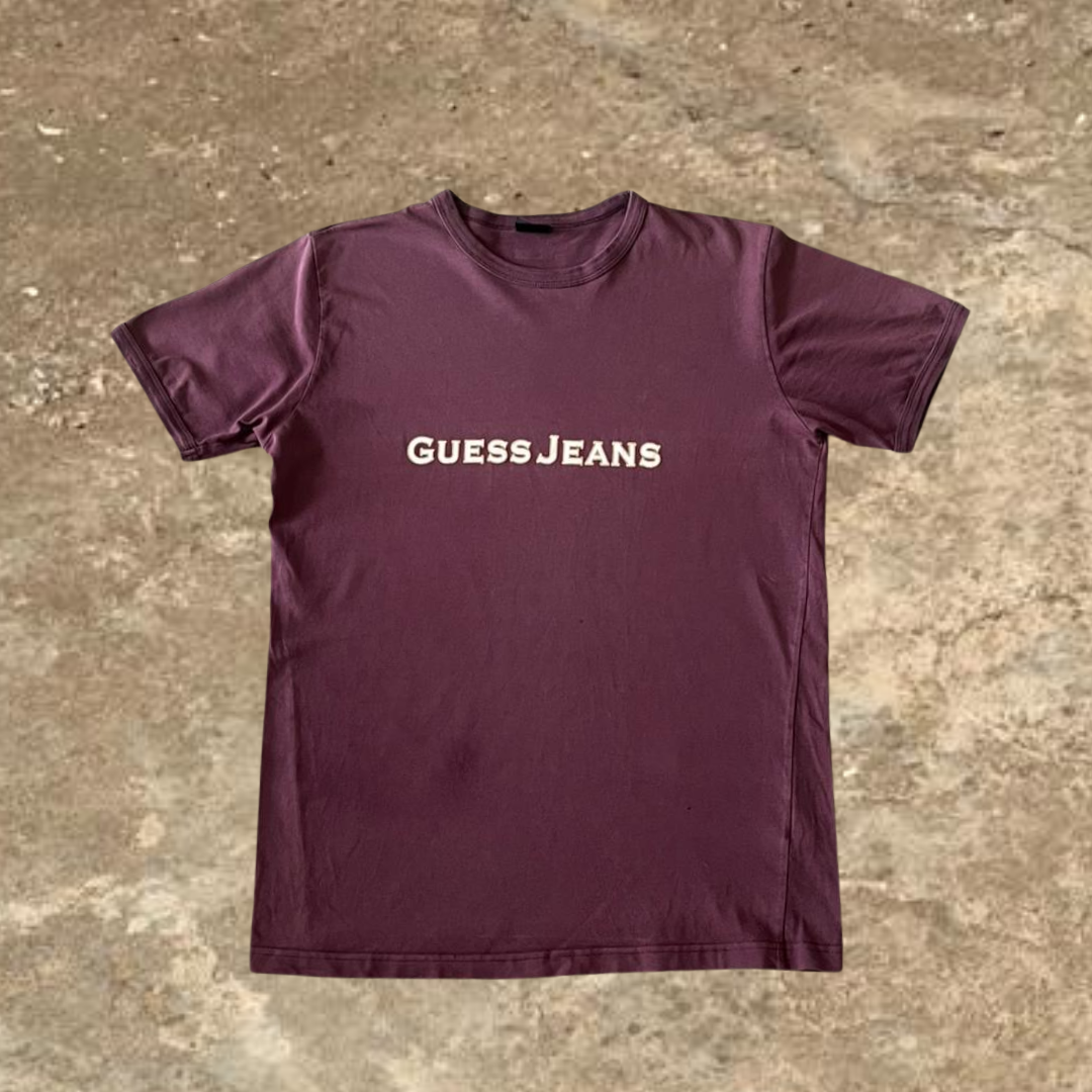 Guess Jeans Burgundy Tee