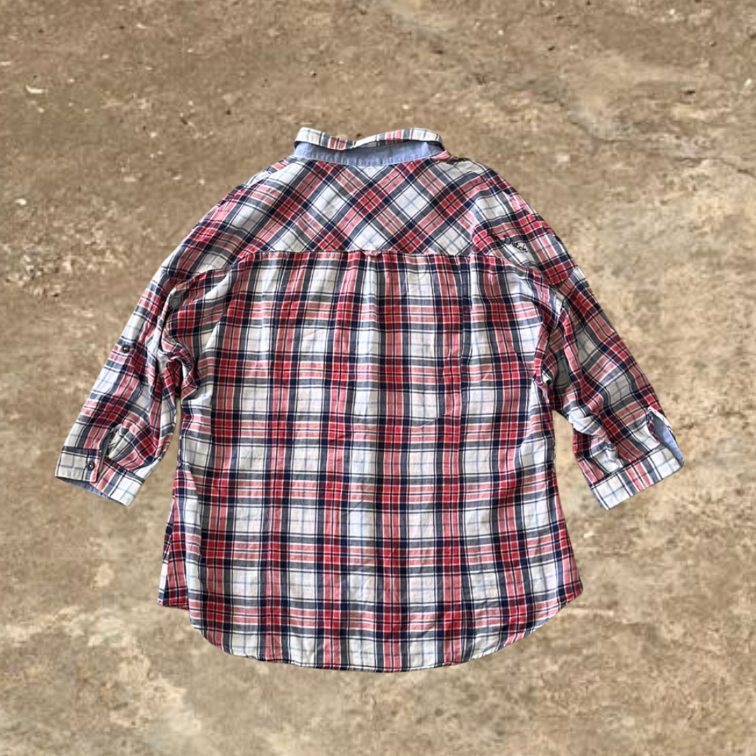 Von Dutch Quarter Sleeve Striped Shirt