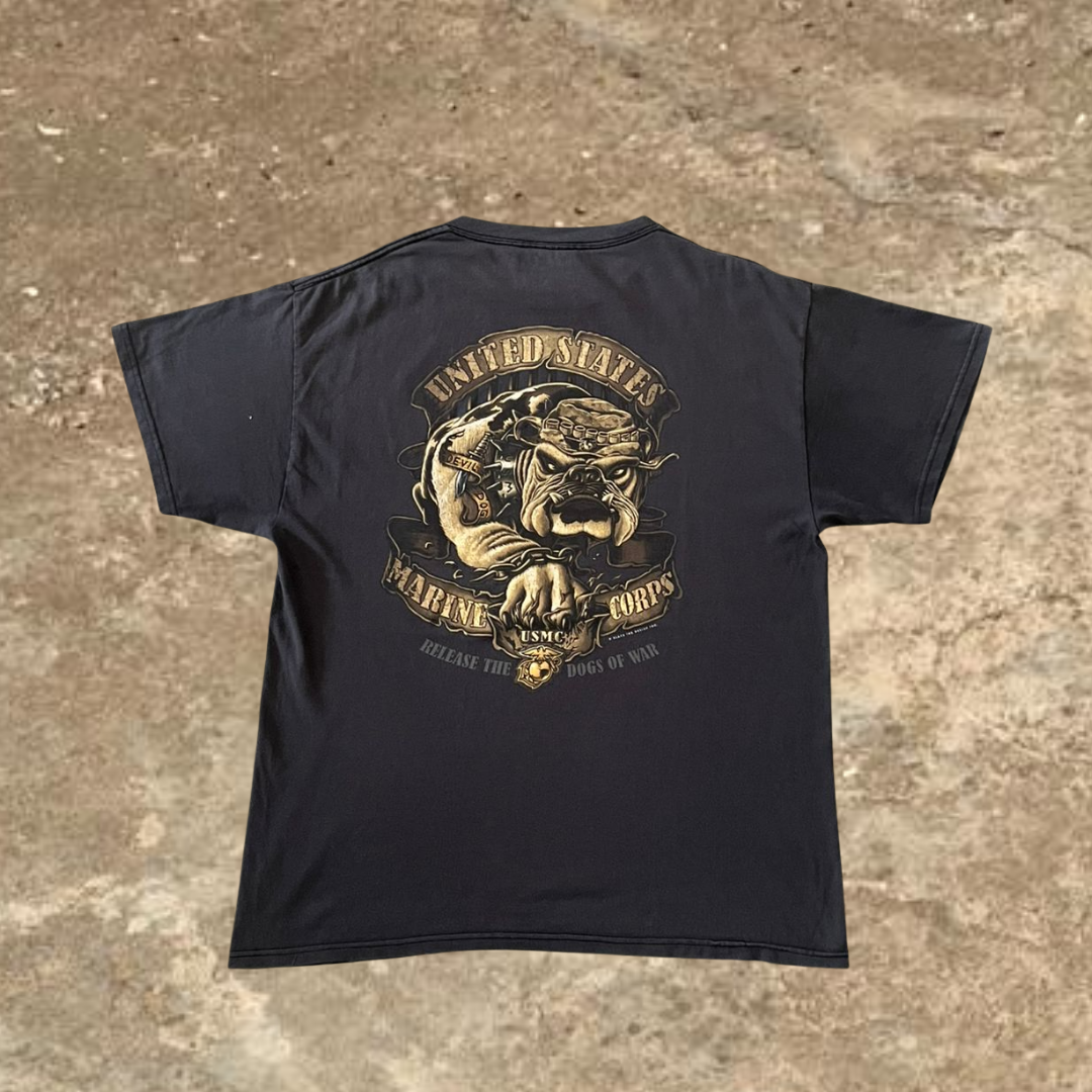 United States Marine Corps Dark Grey Tee