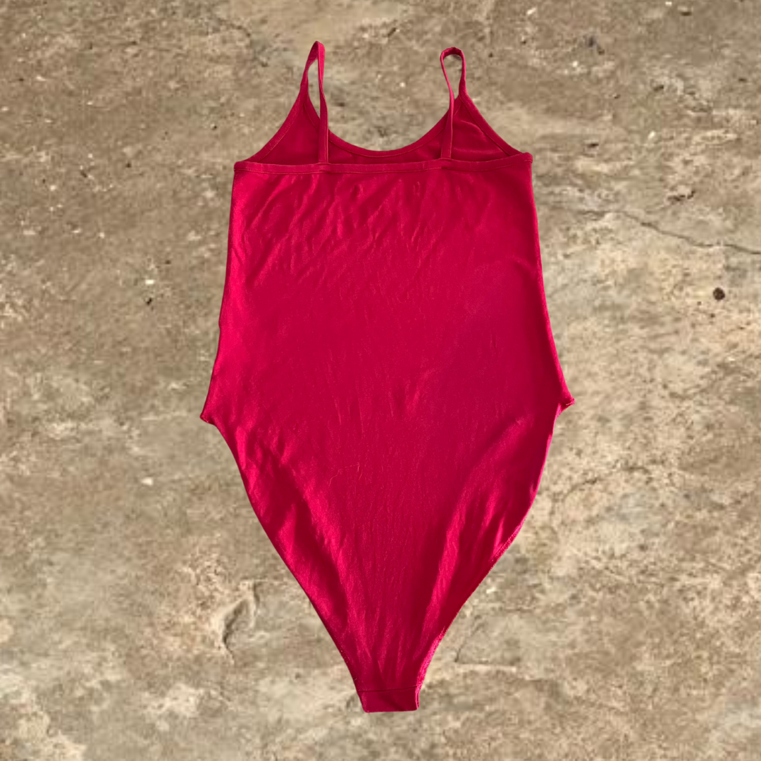 Wrangler Red Body Suit Women's Top