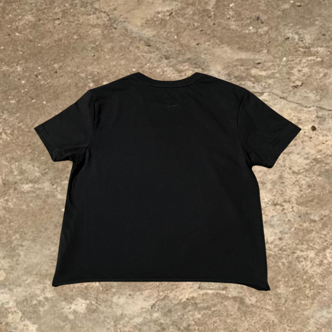 Vans Vintage "Off the wall" Black Baby Tee