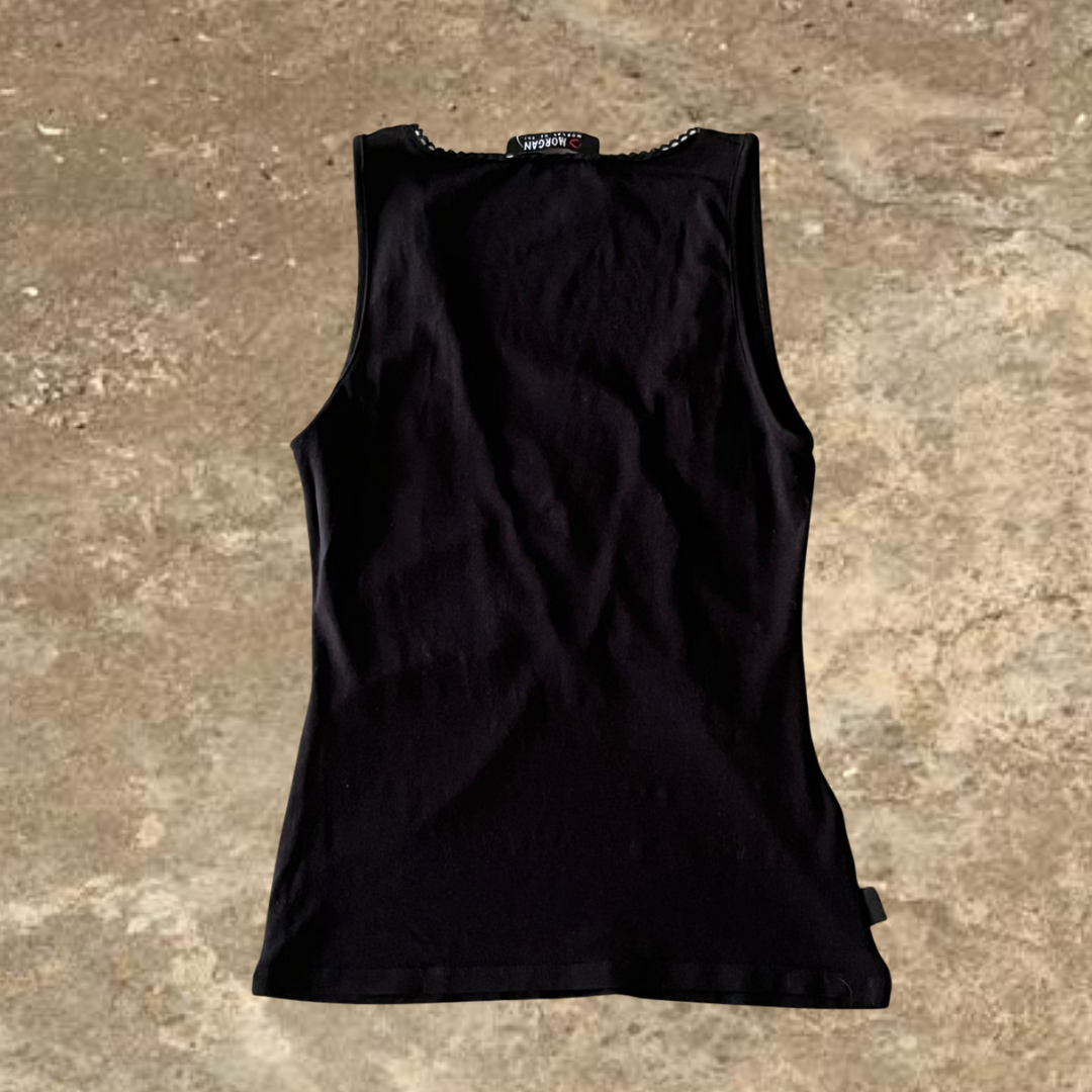 Morgan Black Tank Top