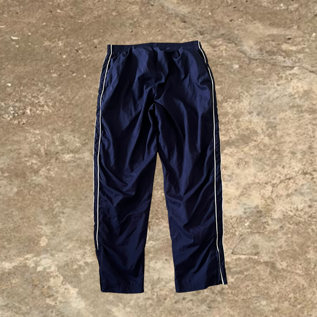 Blue Adidas Striped Track Pants
