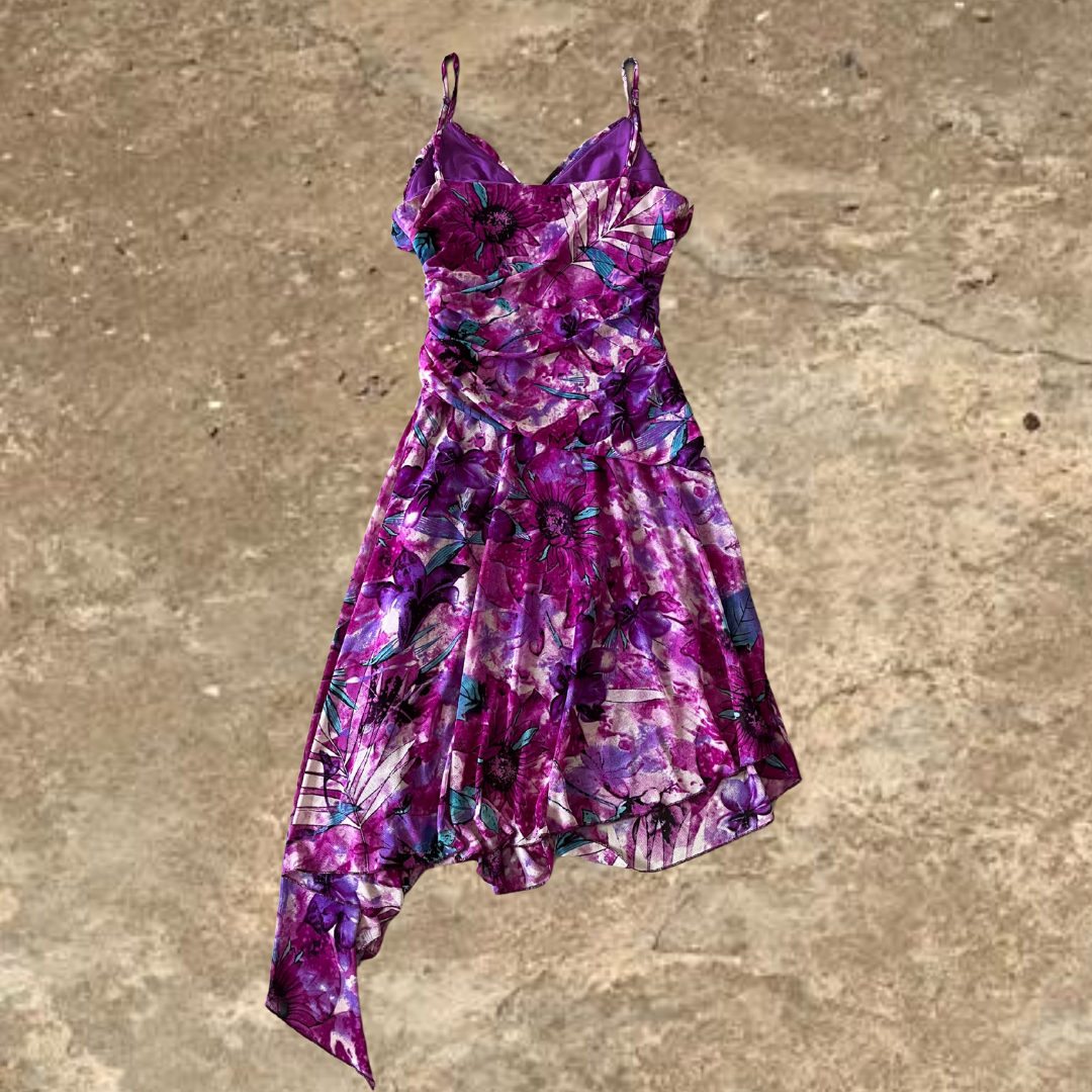 JV Selection Summer Purple Dress