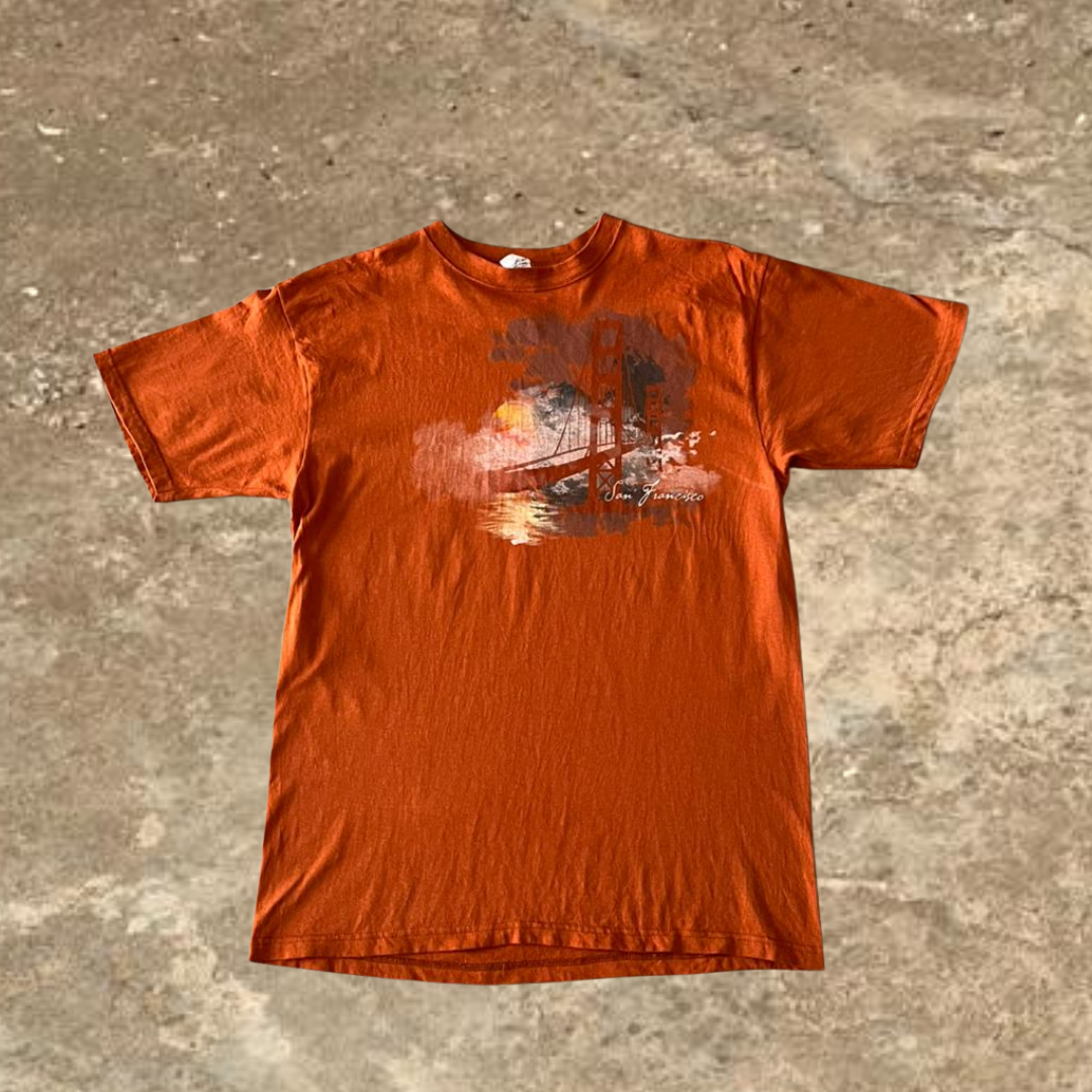 Orange San Francisco Anvil Tee