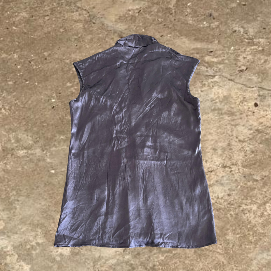 D.exterior Vintage Bow Shaped Tank Top