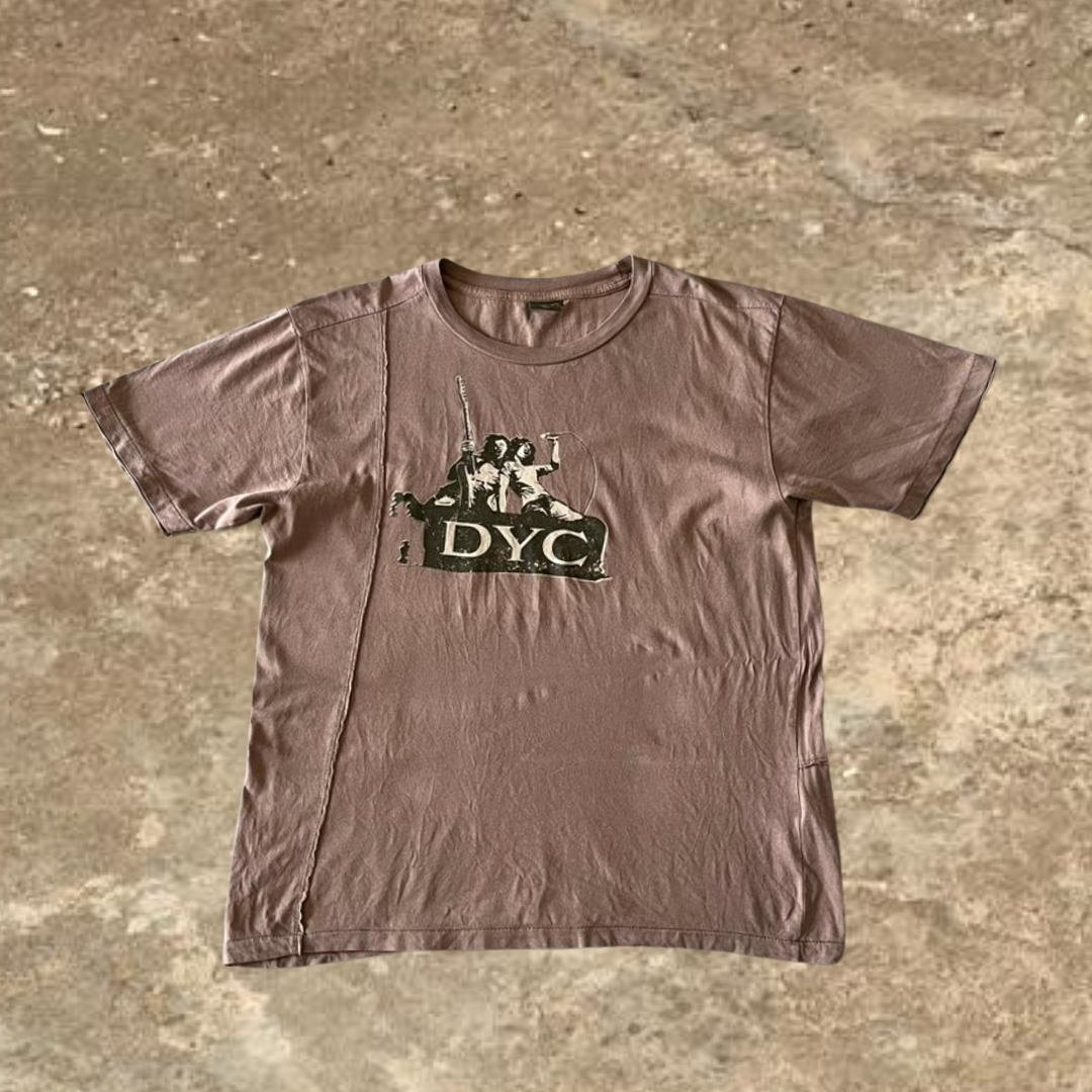 Brown DYC Brown Short Sleeve Tee