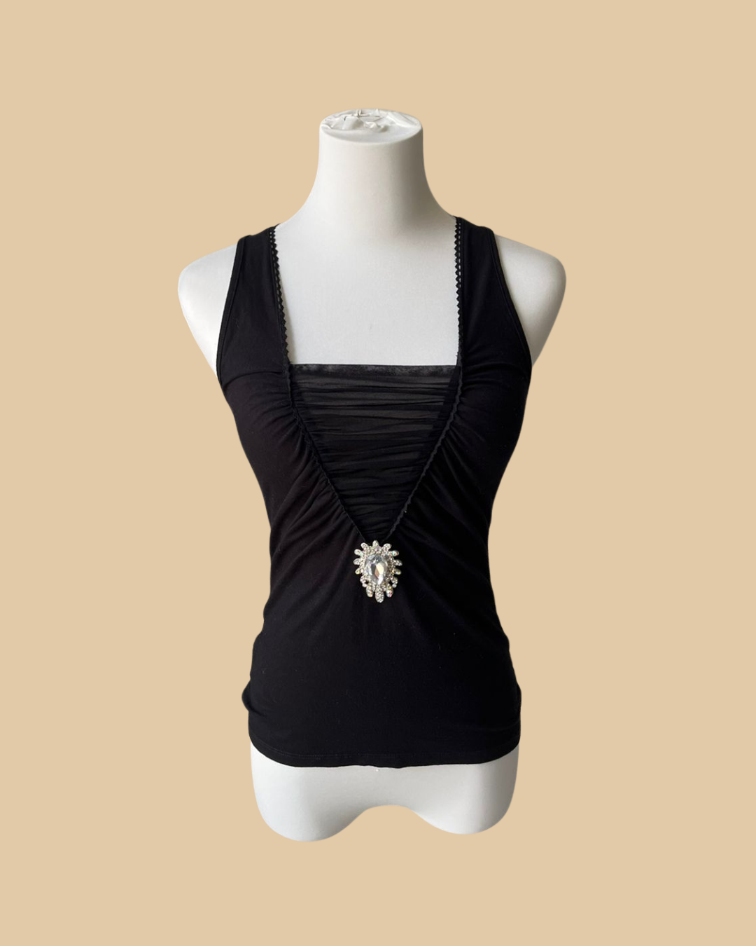 Morgan Black Tank Top