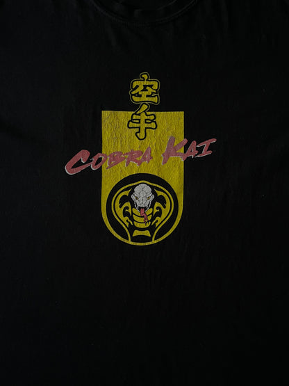 Cobra Kai Black Large Crew Neck Tee