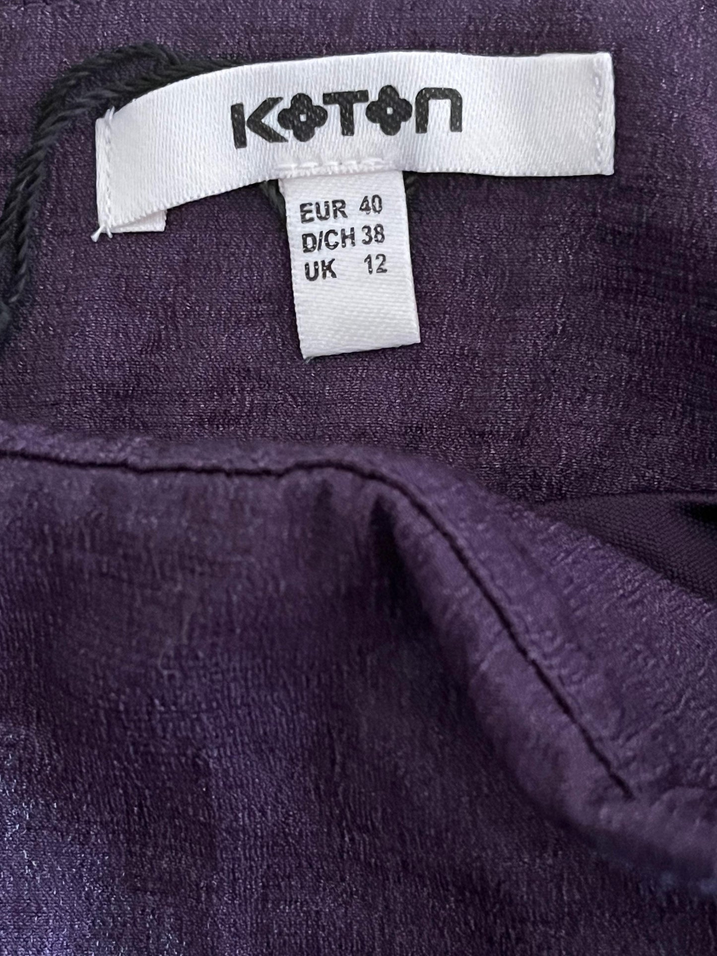 Koton Purple Maxi Skirt