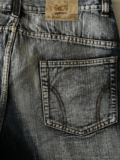 Embroidered Patches Hiphop Jorts