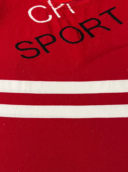Sport CH Red Striped Tank Top