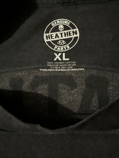 Heathen Nation Large Black Tee