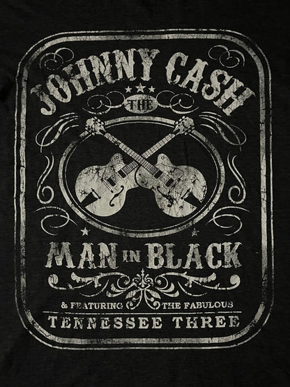 Johnny Cash Man in Black Rock Dark Grey Tee