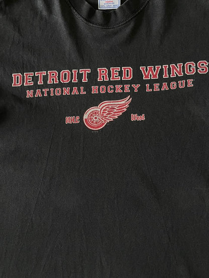 Detroit Red Wings Black Tee