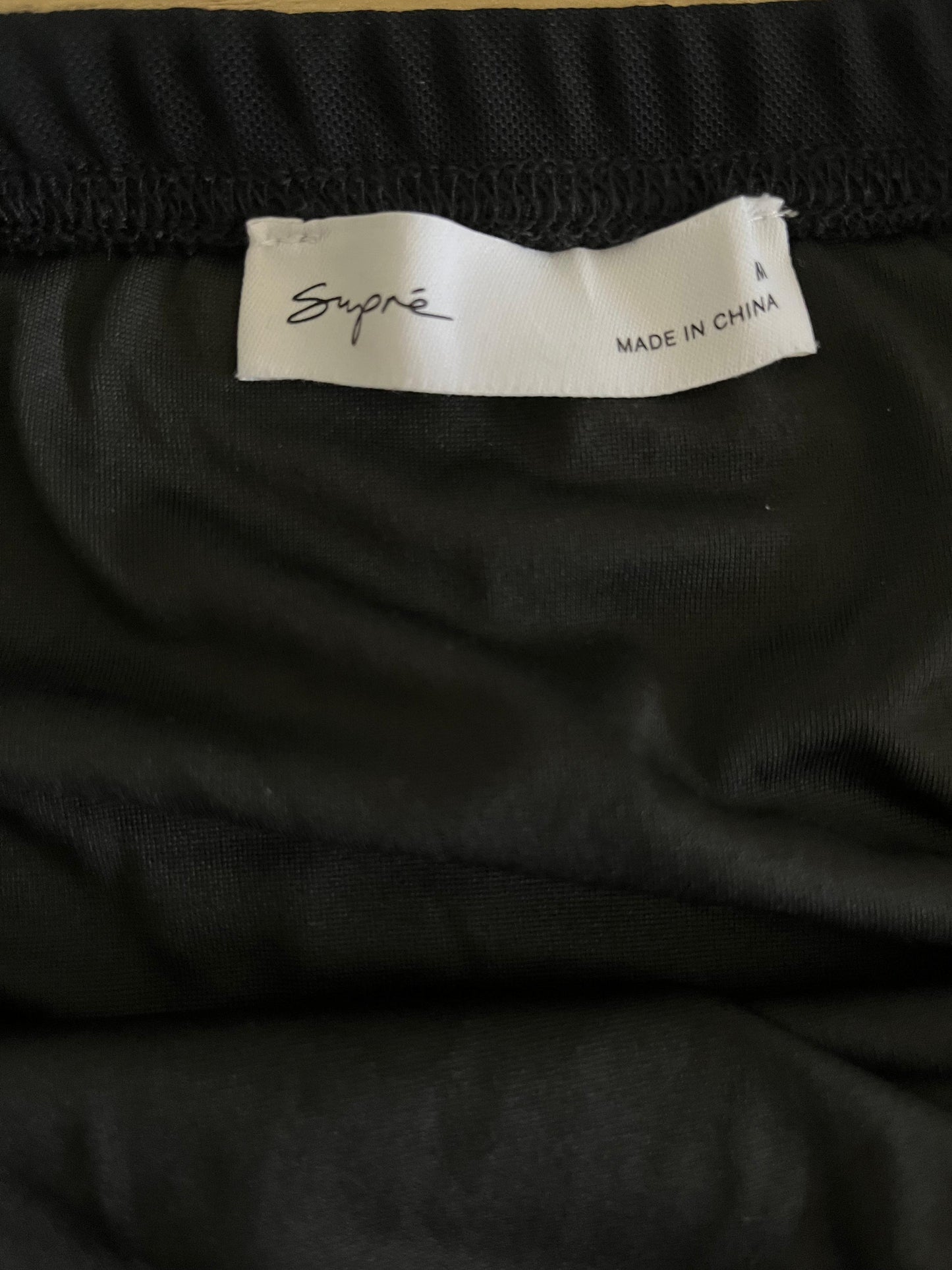 Supre Black Adjustable Tube Top