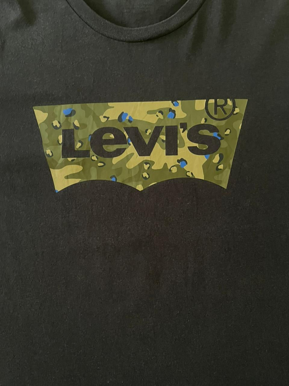 Levis Black Camo Logo Tee
