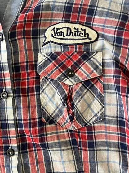 Von Dutch Quarter Sleeve Striped Shirt