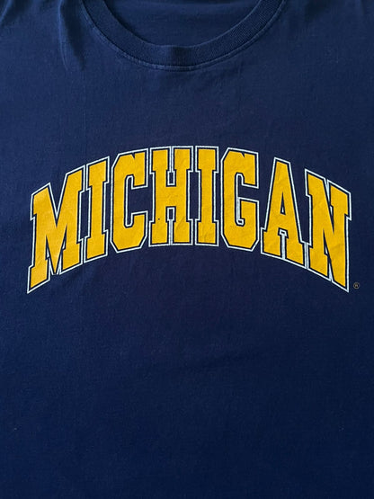 Michigan Blue Crew Neck Tee