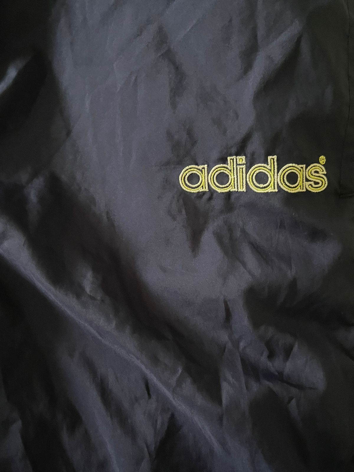 Blue Adidas Striped Track Pants