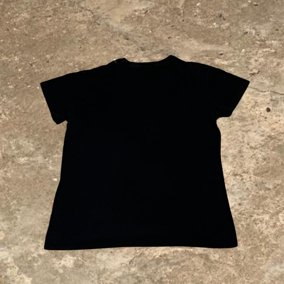 Devine Diesel Logo Fold Black Tee