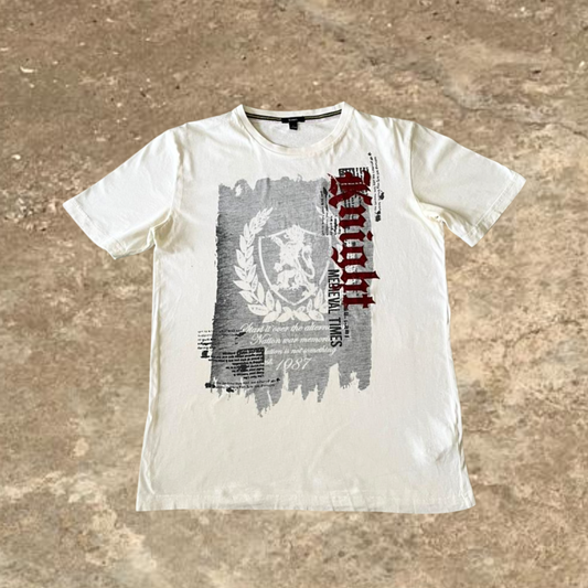 Knight Medieval Times White Tee