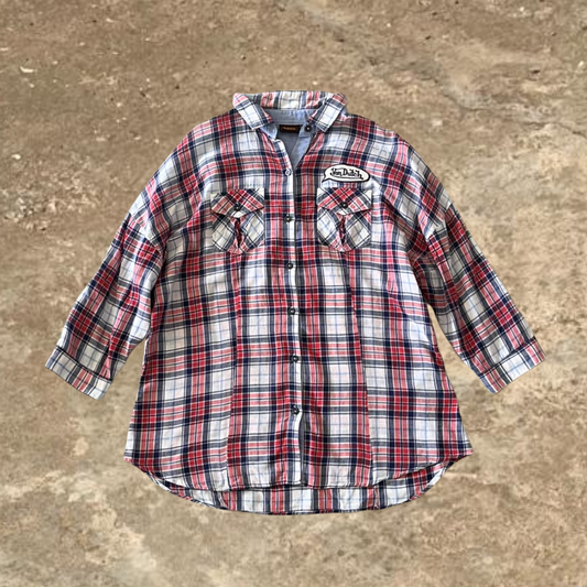 Von Dutch Quarter Sleeve Striped Shirt