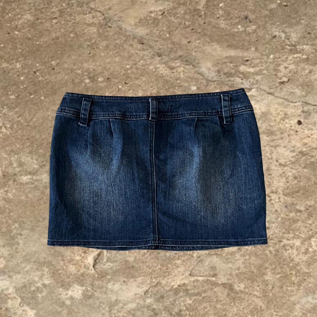 Dark Blue Mini Skirt