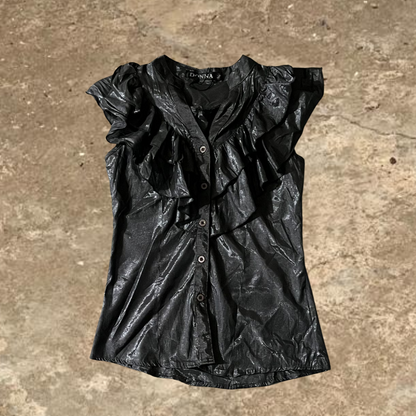 Donna Sparkling Button Up Shirt