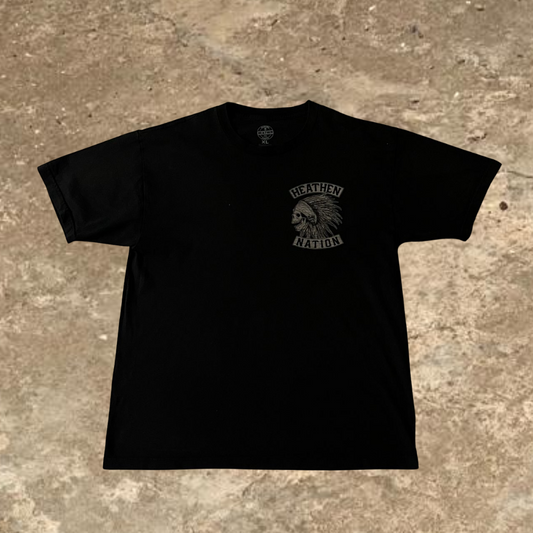 Heathen Nation Large Black Tee