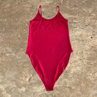 Wrangler Red Body Suit Women's Top