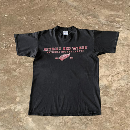 Detroit Red Wings Black Tee