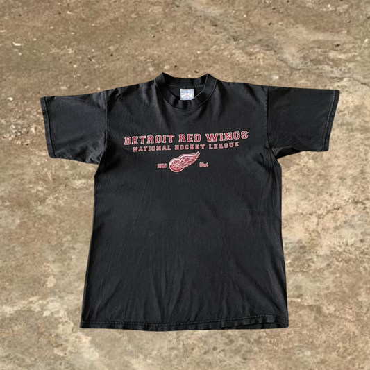 Detroit Red Wings Black Tee