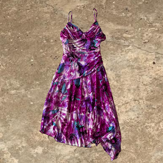 JV Selection Summer Purple Dress