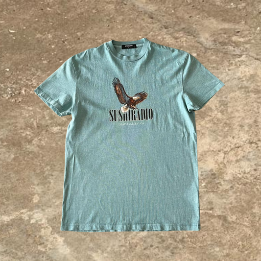 Sushi Radio Turquoise Short Sleeve Tee