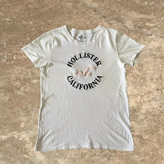 Hollister California White Tee