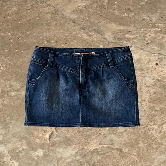Dark Blue Mini Skirt